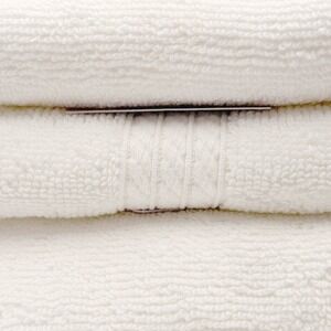 Member's Mark Hotel White Washcloths 6 Premier Collection Spa Luxury Towel Guest